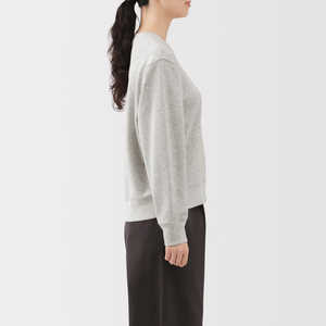 เสื้อสเวตเชิ้ตคอกลมแบบยูนิเซ็กส์สำหรับผู้หญิงและผู้ชาย  ผ้าฝ้ายเฟรนช์เทอร์รี่ 100% คุณภาพสูง  แบบเรียบสีพื้น - Product Image 3