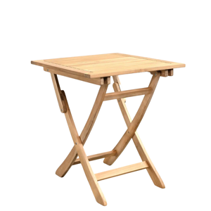 Solid <b>Wood</b> Folding Square <b>Dining</b> <b>Table</b> <b>Rustic</b> Modern Design 4-Seater <b>Dining</b> Room Furniture for Indoor/Outdoor Use - Product Image 1