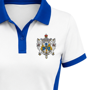 Custom Sigma Gamma Rho Two Tone <b>Women</b> <b>Polo</b> <b>Shirt</b> Short Sleeve Collar Casual Sorority Teamwear Apparel OEM ODM Wholesale - Product Image 5