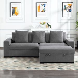 Divano Componibile 103.5 con Pouf, Collezione di Sgabelli e Pouf Eleganti - Product Image 1