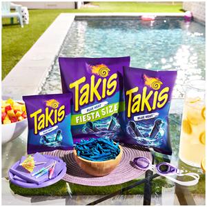 Auténticas Papas Fritas Takis Blue Heat 200g, Bajo MOQ para Distribuidores y Proveedores de Snacks al por Mayor - Product Image 1