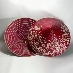 Sombreros cónicos vietnamitas tejidos, de alta calidad y precio competitivo, lisos y pintados a mano, estilo campestre. - Product Image 4