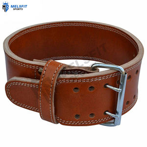 Ceinture de musculation réglable en cuir robuste, soutien dorsal antidérapant, protection professionnelle unisexe pour la force athlétique - Product Image 3