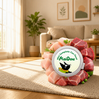 Nourriture humide pour chats Maidou, riche en protéines, au poulet et aux légumes, pour chats de plus de 3 mois, OEM ODM, vente en gros
