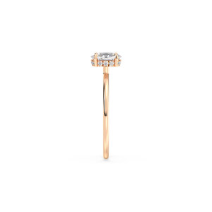 Bagues de fiançailles REYES, best-seller, design classique, or massif 14 carats, diamant de laboratoire HPHT CVD, cadeau parfait pour femme. - Product Image 4