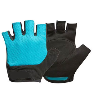 Gants de cyclisme d'hiver en cuir pour hommes, légers, respirants, à demi-doigts, ajustement confortable pour les séances d'entraînement à vélo - Product Image 1