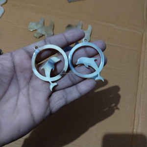 Pendientes y colgantes artesanales de cuerno de búfalo y buey, joyería tribal natural a precio de mayorista. - Product Image 6