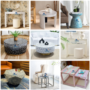 Mesa de Nácar de Fábrica Confiable, Muebles Artísticos para el Hogar, Mesa de Mosaico de Nácar, Vietnam - Product Image 2