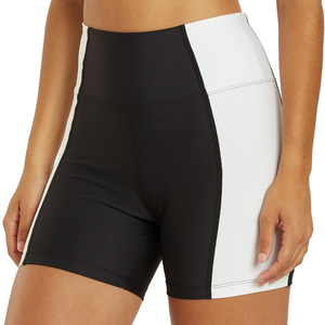 Shorts de yoga décontractés pour femmes, extensibles, sans coutures, séchage rapide, 100 % polyester, taille haute élastique, vêtements de sport actifs, collection privée - Product Image 1