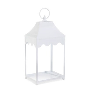 Fabulous Selling Customized Size <b>White</b> Color Rectangle Shape Metal Candle Hanging <b>Lantern</b> in <b>White</b> Finish <b>Lantern</b> for Home Decor - Product Image 6