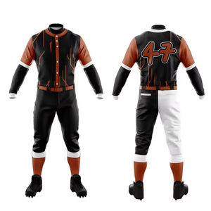 Tenue de baseball professionnelle pour équipe, vêtements de sport confortables, uniformes de baseball à séchage rapide - Product Image 3