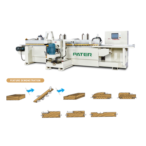 Machine à scier horizontale automatique pour le fraisage et le rainurage des cadres de portes, équipement de menuiserie - Product Image 2