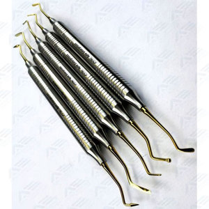 Instrumentos Quirúrgicos Dentales Manuales, Juego de Herramientas de Desincrustación Tipo Sickle, 2mm 2.5mm 3mm, Desincrustadores Dentales de Acero Inoxidable - Product Image 5