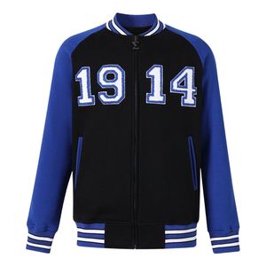 Phi Beta Sigma 1914 <b>Black</b> Varsity <b>Fleece</b> Jacket Greek Fraternity Apparel with Classic Collegiate Style Warmth and Comfort - Product Image 2