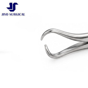 Pince à serviettes Backhaus de 3 1/2 pouces en acier inoxydable, à mâchoires courbées dentelées, avec poignée annulaire, instrument chirurgical - Product Image 3