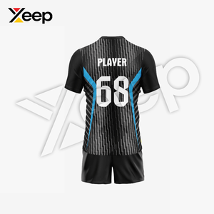 Uniforme de Voleibol Unisex XEEP XC-VU-15 de Poliéster Transpirable con Estampado por Transferencia de Calor, el Más Vendido, Servicio OEM, Venta al Por Mayor - Product Image 3