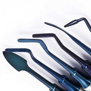 6 Pcs Kit Dental Composite Resin Filling Spatula 18.5cm Repair Tools <b>Instrument</b> Titanium Plated Head Manual By Grip Surgical - Product Image 5