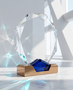 Medalla Acrílica Octogonal en Blanco, Nueva Tendencia 2025, Venta al Por Mayor, Grabado Láser 3D Personalizado, Duradera y Reciclable - Product Image 1