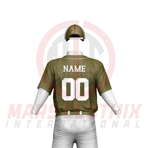 Uniforme de Béisbol Personalizado para Venta en Línea, Diseña Tu Propio Conjunto de Camiseta de Béisbol Sublimada Transpirable, Superventas - Product Image 5