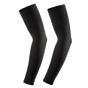 Manchons de bras rafraîchissants mi-longueur US SPORTS Vintage pour hommes, protection solaire UPF50+, 100% acrylique, pour l'été, fabriqués au Pakistan, qualité supérieure - Product Image 2
