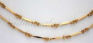 Magnifiques bracelets de cheville en or brillant à maillons perlés, bijoux de chaîne exquis pour femmes et jeunes filles, à porter lors de fêtes de mariage - Product Image 2