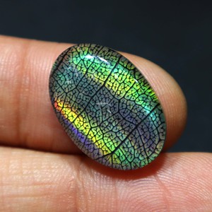 Piedra Preciosa de Ópalo Monarca Doble, Ópalo Verde Fuego, Joyería de Piedra Hecha a Mano, Ópalo Fuego Doble Monarca para la Fabricación de Joyas - Product Image 4