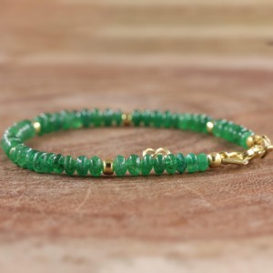 <b>BRACELET</b> SMOOTH BEADS <b>Bracelet</b> Smooth Beads Minimalist <b>Beaded</b> <b>Bracelet</b> Handmade Smooth Bead Jewelry Elegant Everyday Brace - Product Image 3
