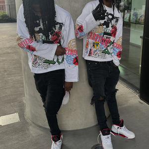 เสื้อยืดคอกลมแขนสั้นไซส์ใหญ่พิเศษ ผ้าฝ้าย 100% สำหรับผู้ชาย - Product Image 3