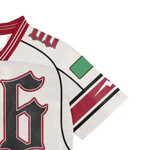 Camisetas de Moda Personalizadas Estilo Retro Americano para Fanáticos del Fútbol Americano, Camisetas Cortas de Malla de Alta Calidad - Product Image 6