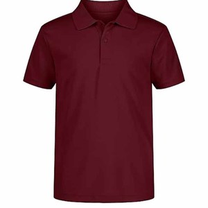 Chemise décontractée pour hommes en coton tricoté 100 % à manches courtes, col rabattu, respirante, anti-plis, haute qualité, personnalisable avec logo – Vente en gros - Product Image 5