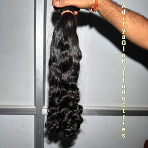 Extensiones de Cabello Rizado y Voluminoso de Calidad Premium, Cabello de Templo del Sur de la India, Cabello de un Solo Donante - Product Image 2