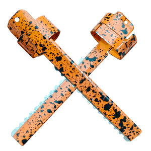 IKR-1505 Juego de protectores de acero naranja moteado para cortapelos de una sola cuchilla, para recorte y estilizado de precisión para hombres - Product Image 1
