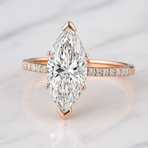 Diamants de laboratoire cultivés en laboratoire, taille marquise, certifiés IGI, HPHT CVD, 2-4 carats, couleur D, clarté VVS2, en vrac pour la fabrication de bijoux, vente en gros - Product Image 4