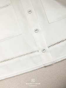 Camisa Corta de Lino para Mujer VENTA Vietnam VIVI KA Lino / Algodón Cuello Clásico Corte Automatizado - Product Image 5