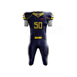 โรงงานผลิตชุดอเมริกันฟุตบอล ชุดอเมริกันฟุตบอลแบบกำหนดเอง ชุดอเมริกันฟุตบอลดีไซน์ล่าสุด - Product Image 3
