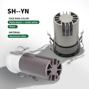 Spot LED encastré COB à bord incurvé 5W 7W 10W, anti-éblouissement, RA92, en aluminium massif - Product Image 1