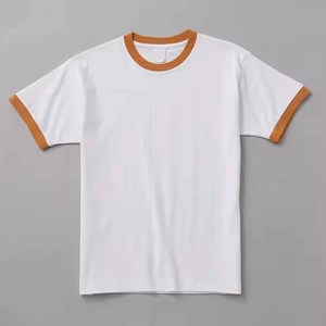T-shirts décontractés et sportifs pour hommes en jersey 100 % polyester, coupe ajustée, manches courtes, col rond, 180 grammes, personnalisables avec logo, vierges, OEM, vente en gros - Product Image 6