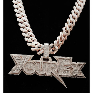<b>Custom</b> Iced Hip Hop Luxury Children's Jewelry VVS Diamond Pendant <b>Necklace</b> Gold Plated 925 Sterling Silver IGI Certified Fashion - Product Image 3