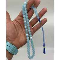 Tasbih Resin Pola Solid Berhias Manik-manik Islami Buatan India RR ENTERPRISES Hadiah Doa Rosario