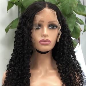 Cheveux humains vietnamiens doublement étirés birmans de 30 pouces noir de jais de densité 200% avec une qualité supérieure frontale - Product Image 6