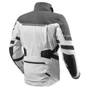 Custom Logo <b>Biker</b> Riding Men's <b>Jackets</b> Motocross Protective Gear High Quality Full Sleeve Color-Blocked Gray White All Seasons - Product Image 3