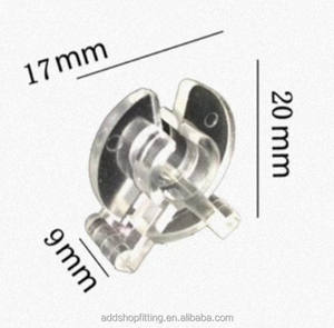 ตะขอเกี่ยวพลาสติกใส ทนทาน ป้องกันการโจรกรรม สำหรับติดตั้งโชว์สินค้าในร้านค้าปลีก - Product Image 6