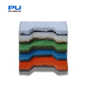 Baldosas de Caucho EPDM Ecológicas Antideslizantes con Forma de Hueso de 15 mm de Grosor para Gimnasio, Caminos y Uso en Exteriores - Product Image 4