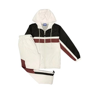 Wholesale Stylish <b>Winter</b> Men's Windbreaker Tracksuits Two Piece Sets Hooded <b>Waterproof</b> Breathable Outdoor Training Anorak Suit - Product Image 1