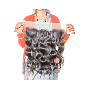 ผมชาวอินเดียแบบไม่ผ่านกระบวนการผมมนุษย์แบบเป็นลอนธรรมชาติ - Product Image 1