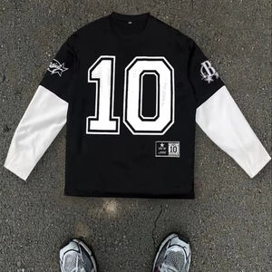 Camiseta sin mangas con cuello en V y estampado digital, estilo urbano, primavera-verano. 10 Camisetas 100% Algodón, Corte Regular, Transpirables, de Secado Rápido - Product Image 1