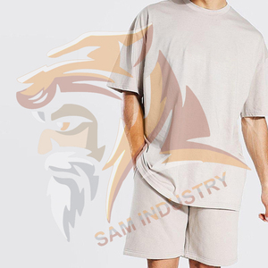 Conjunto Deportivo Personalizado para Hombre, Dos Piezas, Camiseta y Pantalones Cortos, Marca Privada, Superventas - Product Image 5
