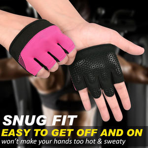 Guantes de Gimnasio Unisex de Cuero Grueso sin Dedos para Deportes, Ejercicio, Levantamiento de Pesas, Fisicoculturismo y Fitness - Product Image 3