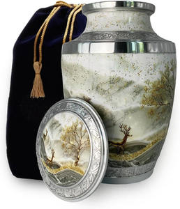 Urnas de Cremación para Adultos, Nuevo Diseño, Estilo Americano Moderno, Urnas Funerarias Conmemorativas para Cenizas - Product Image 3