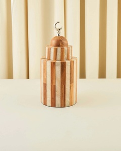 Decoración Personalizada para Ramadán, Centro de Mesa de Madera con Portavelas para Velas de Té, Decoración para Fiestas de Ramadán y Eid - Product Image 3